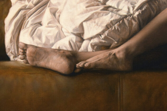 Alejandro Rosemberg / P series - Reclining Nude II (detail)